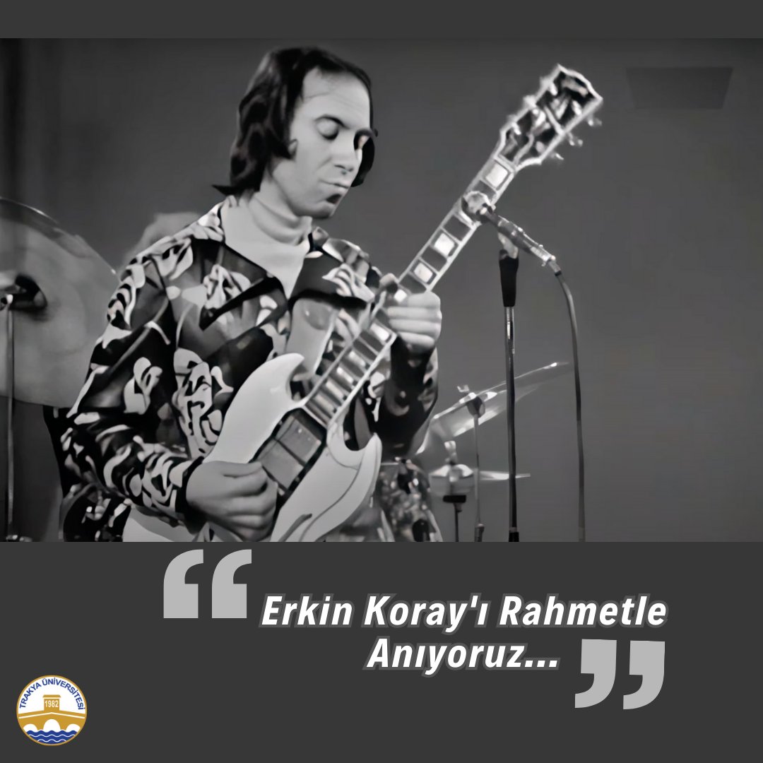 trakya_univ's tweet photo. Erkin Koray'ı Rahmetle Anıyoruz...
🥀 https://t.co/xhP1KRSfAi
