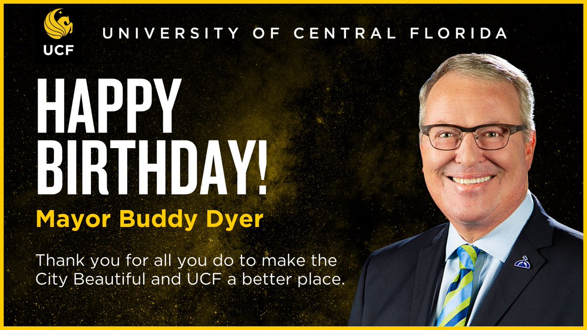 Happy Birthday <a href="/orlandomayor/">Mayor Buddy Dyer</a>!!
