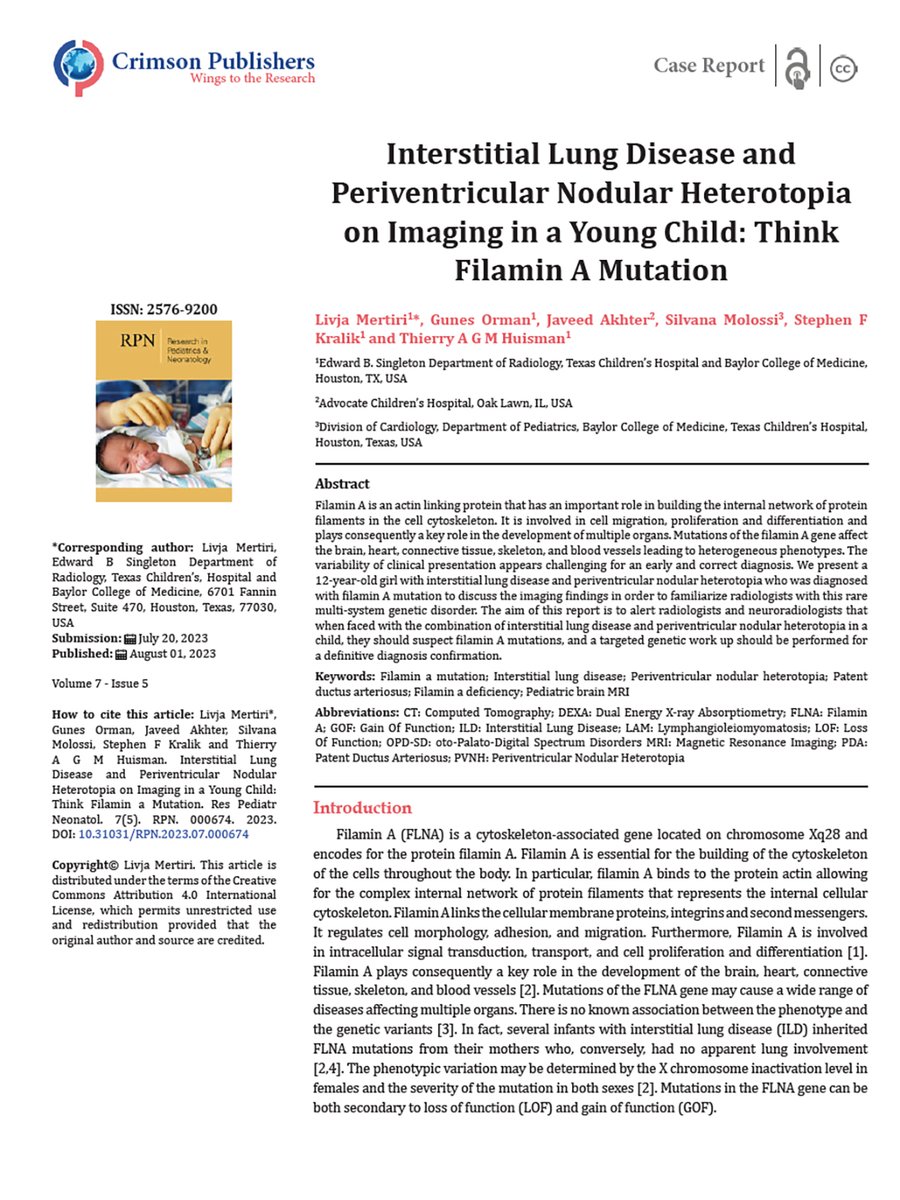 Proud to see the first paper published by our wonderful Dr. Livja Mertiri who joined our team march 2023. Great job, many more to come!!!
