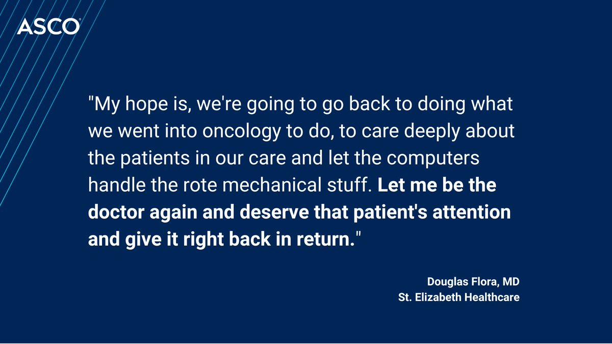 Dr. Douglas Flora of @StElizabethNKY and @ShaalanBeg of @Science37x discuss the potential opportunities and challenges of emerging #AI applications in oncology on the #ASCODailyNews Podcast. 👉 fal.cn/3Axux #OncTwitter