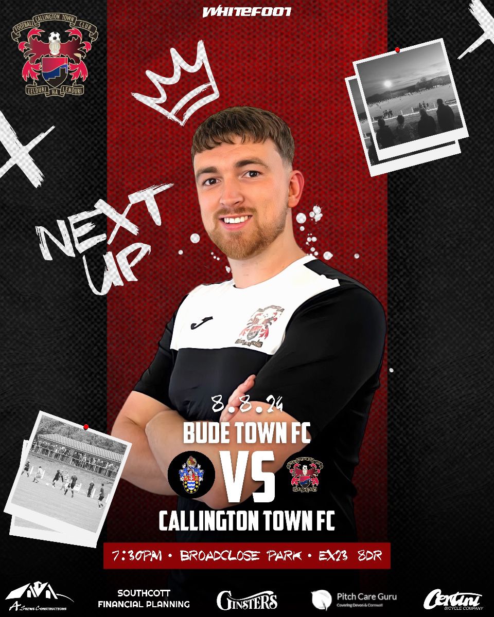 Fixture News 🏆

The first team are back on the road again tomorrow as we take the trip to <a href="/BudeFc/">Bude FC</a> to face what many expect to be one of the top sides in the <a href="/swpleague/">WALTER C. PARSON PENINSULA LEAGUE</a> this season

<a href="/swsportsnews/">South West Sports News</a> <a href="/PLsportsnews/">PlymouthSportsNews</a> 
<a href="/sportscornwall/">Cornwall Sports Media</a> <a href="/Cornishfootball/">Dave Deacon</a> 
<a href="/NigelWalrond/">Nigel Walrond</a> <a href="/KJMsport57/">Kevin Marriott</a>