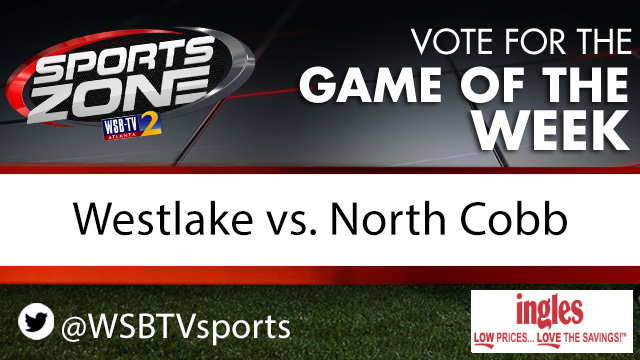 High school football is back! Should @WSBTVsports cover @WestlakeFB1 vs. @NorthCobbHSFB as the Game of the Week on Aug. 18? Each RT is 1 vote. More info here: wsbtv.com/sports/high-sc…