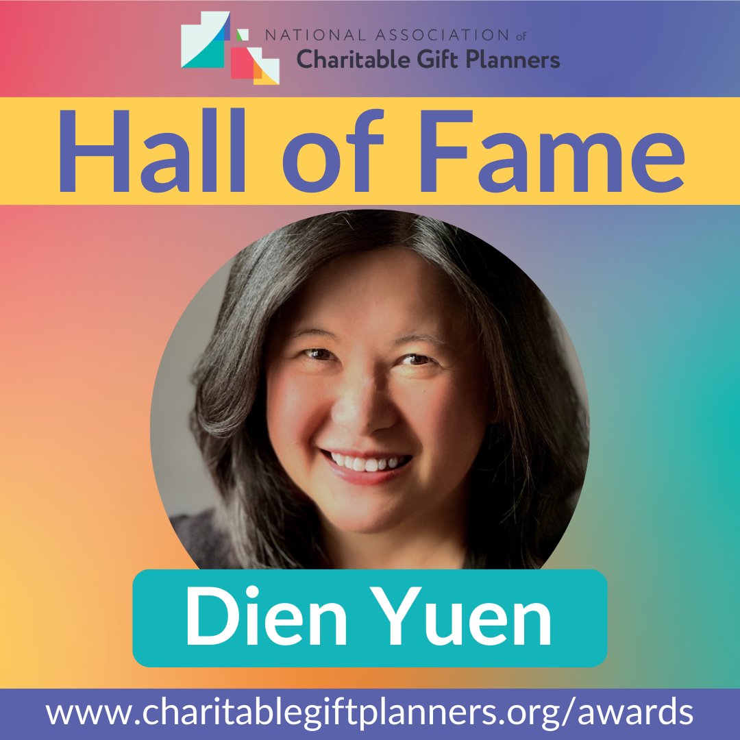 CGPnational's tweet photo. CGP is pleased to welcome Dien Yuen, JD, LLM, CAP®, AEP®, to the CGP Hall of Fame. Through her work, Dien has inspired global conversations to strengthen the future of philanthropy.
Learn more about Dien: https://t.co/4pewBpqimE
#CGPConference #GiftPlanning #PlannedGiving #Awards https://t.co/nJi1LZ7kHB