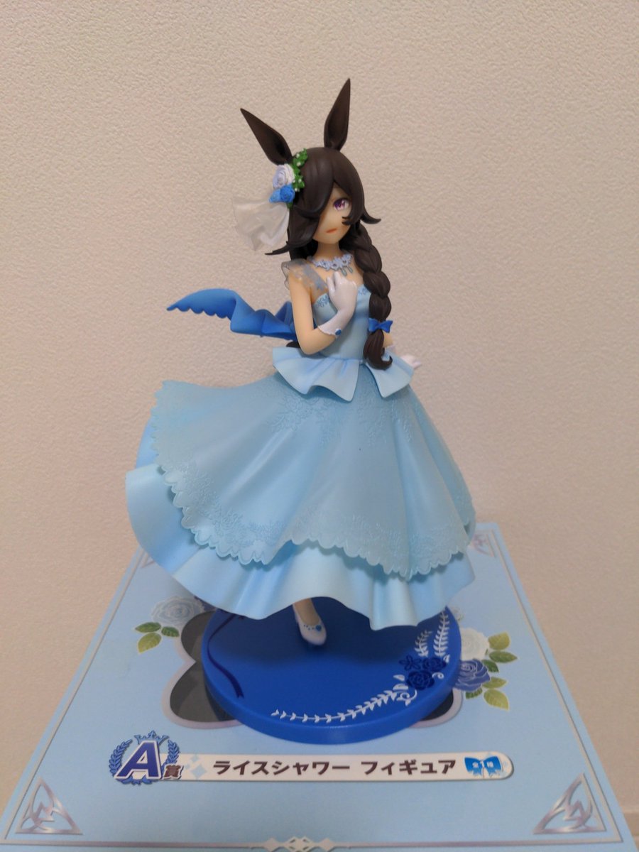 Carenchan0331's tweet photo. ウマッター休んでる時にライスさんのフィギュア当てたよ〜♪
作り込まれてて凄い可愛い✨ https://t.co/HcXDpMsNxu