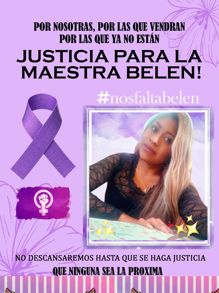 La Maestra Belén Sánchez fue localizada sin vida la tarde de ayer en el poblado de San Juan Teacalco, Temascalapa, Edo Méx, salió como todas sus mañanas a ejercitarse, pero ya no regresó.🥺
NO VAMOS A DESCANSAR HASTA QUE SE HAGA JUSTICIA
#nosfaltabelen #justiciaporbelen