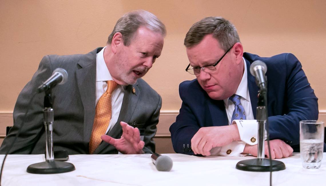 ‘Zero’ chance of NC budget before Sept. 1, House Speaker Tim Moore says. Moore says the raises for teachers &amp; state employees, which will be retroactive to July 1, will be ‘significant &amp; meaningful.’ (Via <a href="/dawnbvaughan/">Dawn B. Vaughan</a>) #nced #ncpol #ncga 
newsobserver.com/news/politics-…