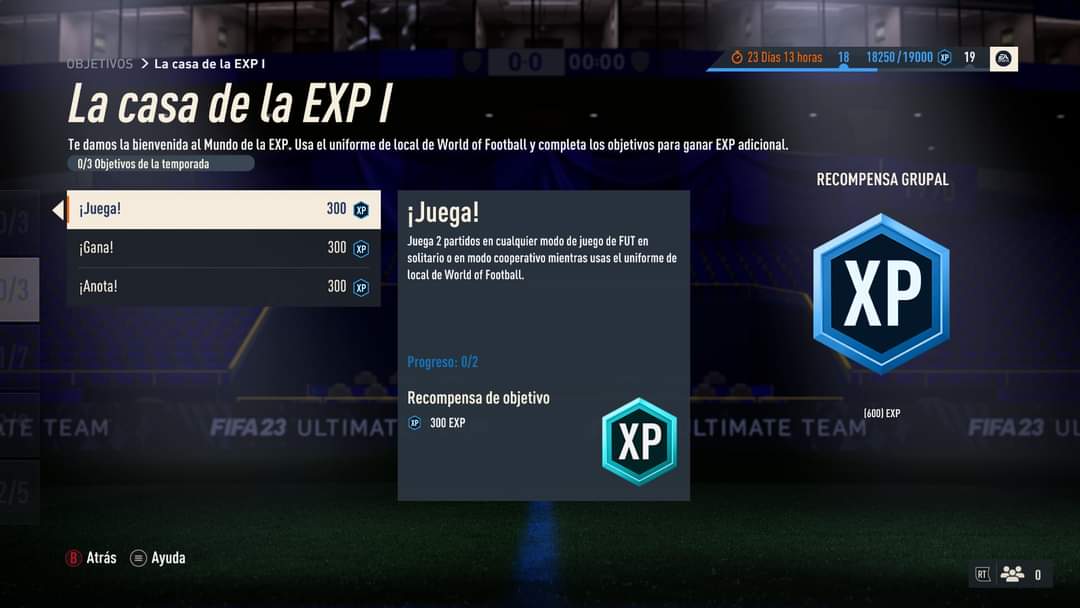 fifapatia1's tweet photo. Nuevos objetivos de experiencia, tienen que usar el uniforme de local de #WorldofFootball, lo encontramos en 50K en la tienda
•Hacer los siguientes objetivos en cualquier modo de juego ya que tengan el uniforme:
-Jugar 2 partidos
-Ganar 1 partido
-Anotar 3 goles https://t.co/x6hxWZ4iUb