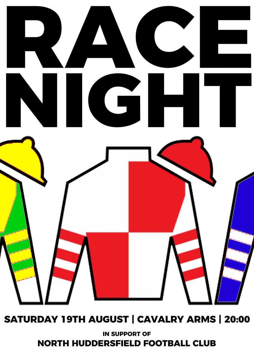 🐎 Join us down at The Cav on Saturday 19th August for A Night At The Races! #nhfc | @mtestateagents