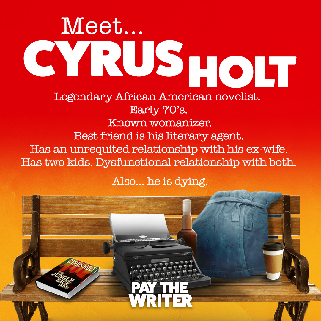 PayWriterPlay's tweet photo. Ron Canada is Cyrus Holt 📚 #PayTheWriterPlay

Tickets on sale at https://t.co/Irf1xocIjZ https://t.co/cwL6BHkyFB