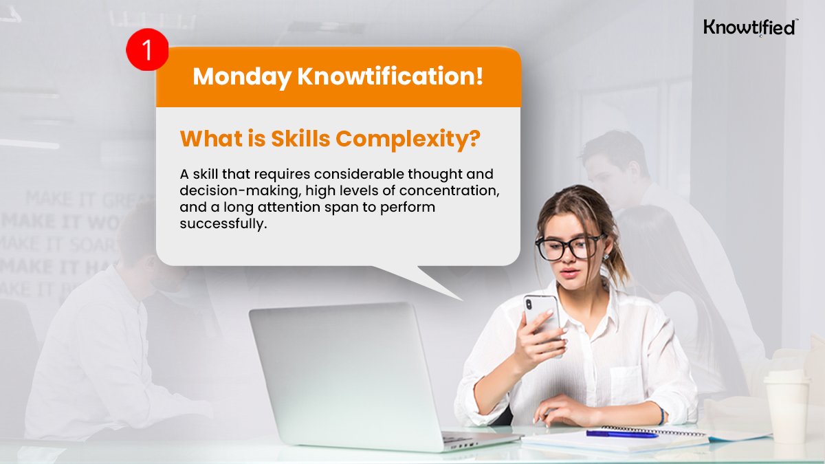 Knowtified's tweet photo. 🔔 Monday Knowtification! 

Unlock the secrets of Skills Complexity and reshape your success. 

Don't miss out on this intriguing exploration!

#MondayKnowtification #SkillComplexity #CompetencyBenchmarking https://t.co/u5am5u6Mo5