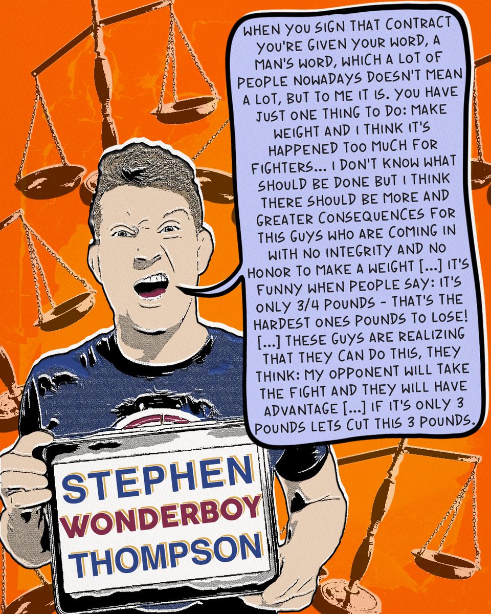 Of course I wanted to watch the fight of Wonderboy but also I belive he was right - shame all the people who accuse him of cowardice are out of they minds 😬

#mma #mmafighter #stephenthompson #ufc #karate #speechbubble #quotes #fighting #usamma #kickboxing <a href="/WonderboyMMA/">Stephen Thompson</a>