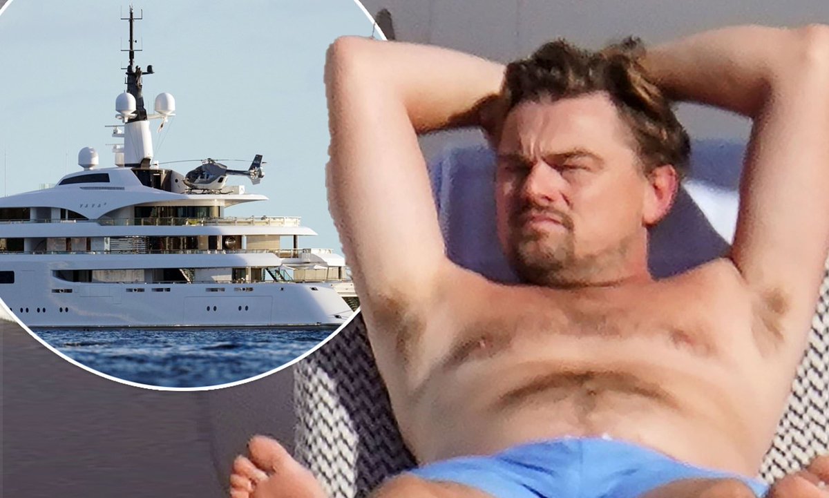 This is Leonardo DiCaprio. Leonardo is very concerned about climate change. Even though the mega yacht he vacations on emits more carbon in a single trip than your car in your entire lifetime, he still believes your car is causing climate change 🤡