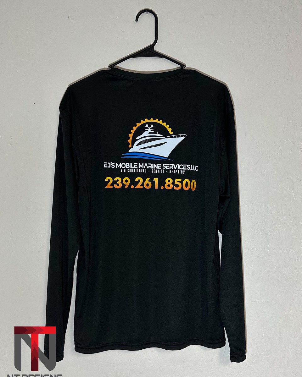 scpblack79's tweet photo. Thrilled to have had the opportunity to create these custom shirts for EJ’s Mobile Marine Services LLC! If you’re interested, feel free to DM us for pricing details https://t.co/TSiqT1NnEa