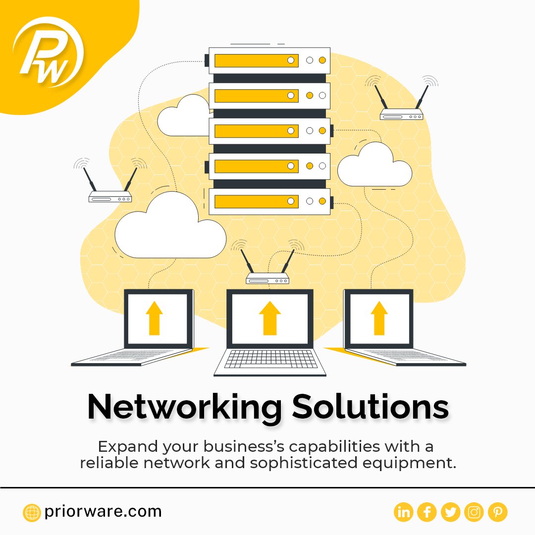 Priorware1's tweet photo. Get the best Networking Solutions with Priorware Solutions.
For more visit now 👉 https://t.co/0WdCCIHw5P
.
.
#networking #LAN #WAN #cloudhostingservice #centralizedmanagement #fileserverhosting #networkingsolution #mobileappdevelopment #customized #solutions #APIintegration https://t.co/oCUIFFfXQO