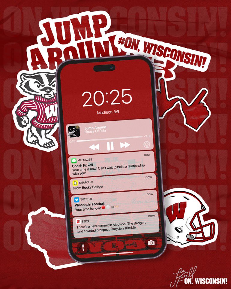 Thanks for the Love ❤️ <a href="/WisFBRecruiting/">Wisconsin Badgers Football Recruiting</a> <a href="/BadgerFootball/">Wisconsin Football</a>