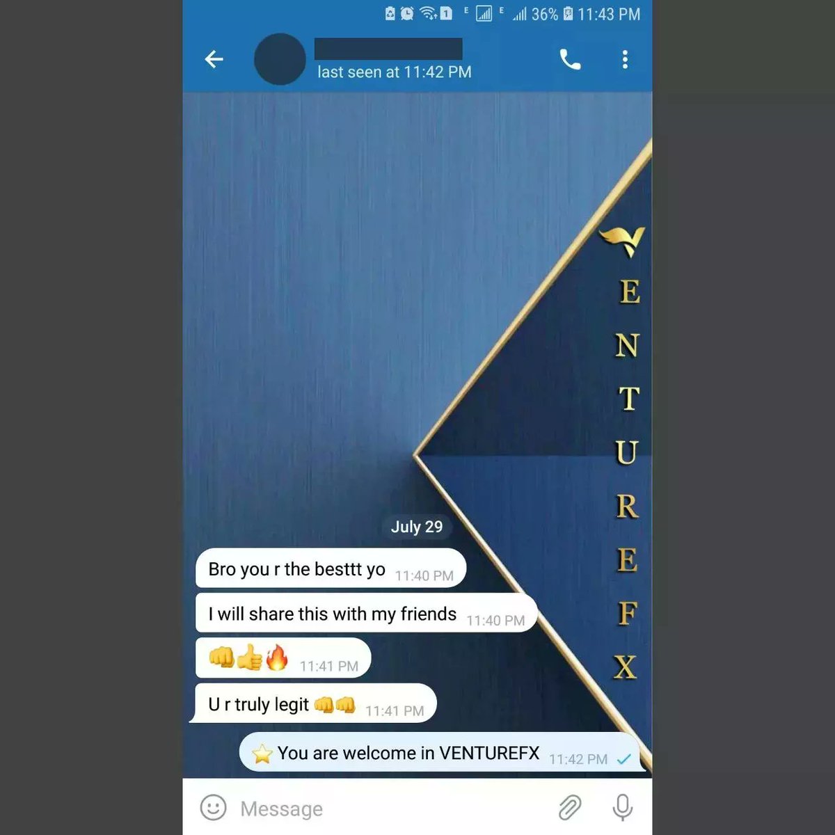 VENTUREFXS's tweet photo. ☝️Client Testimonials - Aug 2023☝️
⭐️ Some of Members review's on the quality of our signals on  29 Jul - 05 Aug 2023.
⬇Join Here⬇.
⏩
https://t.co/2Fm5Q8s0jN . https://t.co/qHscKUpdAd .
.
.

#pips #profits #forex #eurusd #signals #DayTrading #swingtrade #scalping #metatrader4 https://t.co/TwPnH6NlFP