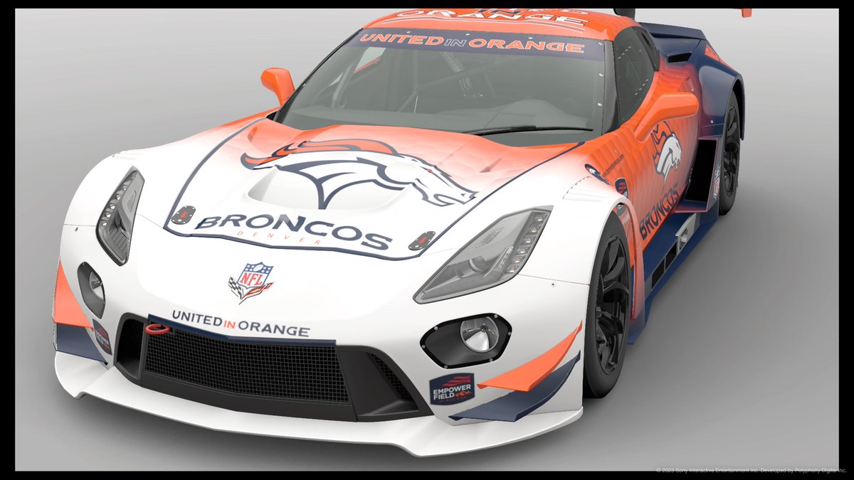 Nerdy_Graham's tweet photo. Denver Broncos corvette C7 GR3
#GranTurismo #GT7 https://t.co/HGiBQPaFpS