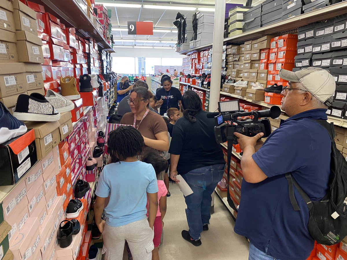 Earlier today, staff and officers transported 24 children from our Emergency Family Shelter to AJ Shoes to shop for new shoes just in time for back-to-school.  To get involved in our programs as a volunteer or to donate, go to SalvationArmySATX.org.