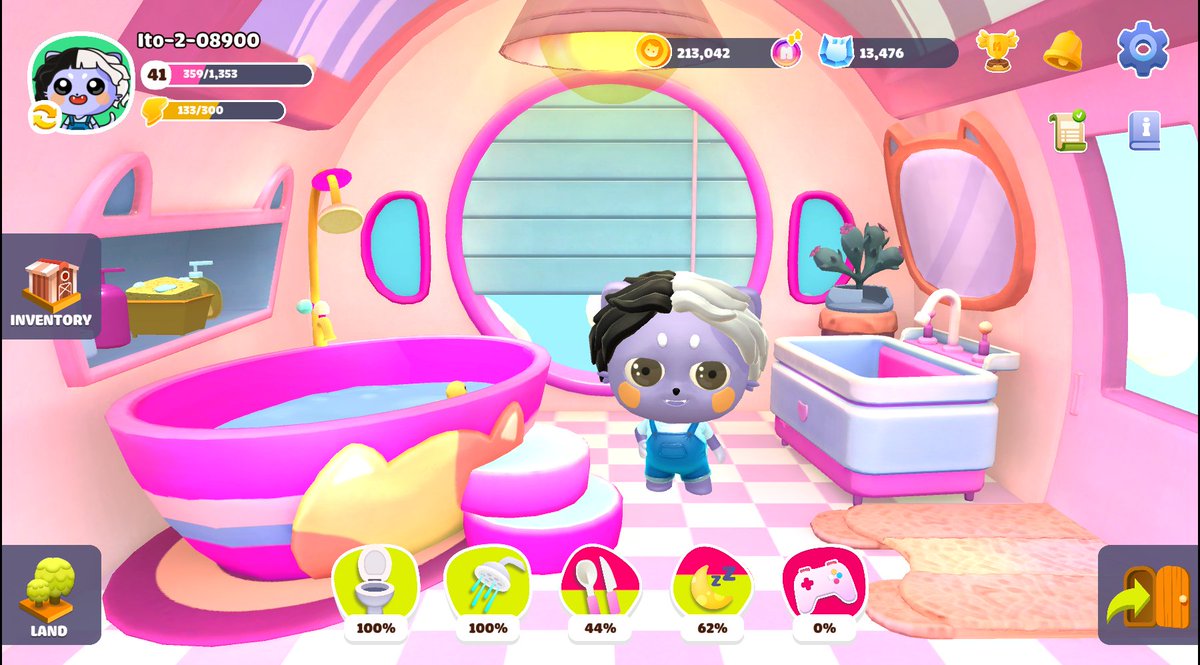 MLK_WOLFIE's tweet image. #MocossiPlanet #ITO2ingame #pettinggame all clean :)