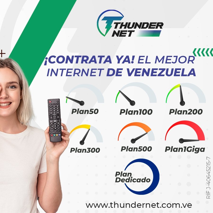 thundernetvzla's tweet photo. ¡Ahora somos internet+televisión!

Si eres cliente Thundernet, ingresa a nuestra web en la sección Thundernet TV GO y activa tu primer mes de prueba, sin costo.

Con más de 100 canales, tu entretenimiento está garantizado.

#Thundernet
#ThundernetTVGO
#internet
#fibraoptica https://t.co/WaPuQrHUmw
