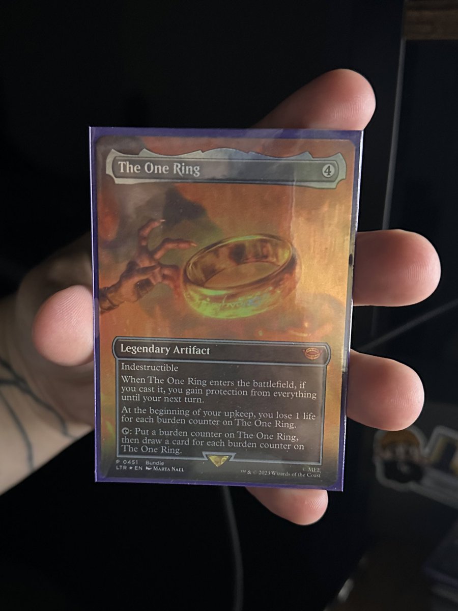 tronisbad's tweet image. The One Ring not banned in ANY format? 💍🙀

What a perfect time to give one away!!

- Like
- Retweet
- Follow me
- Tweet your favorite high fantasy movie below! 

Mine is Game of Thrones!!

We are doing something special at 5k :)