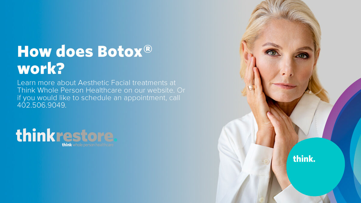 ThinkAksarben's tweet photo. BOTOX® Cosmetic works beneath the surface to temporarily reduce the underlying muscle activity that causes moderate to severe frown lines, crow’s feet lines, and forehead lines in adults—to help them look visibly smoother. https://t.co/mzwFaY0D5j