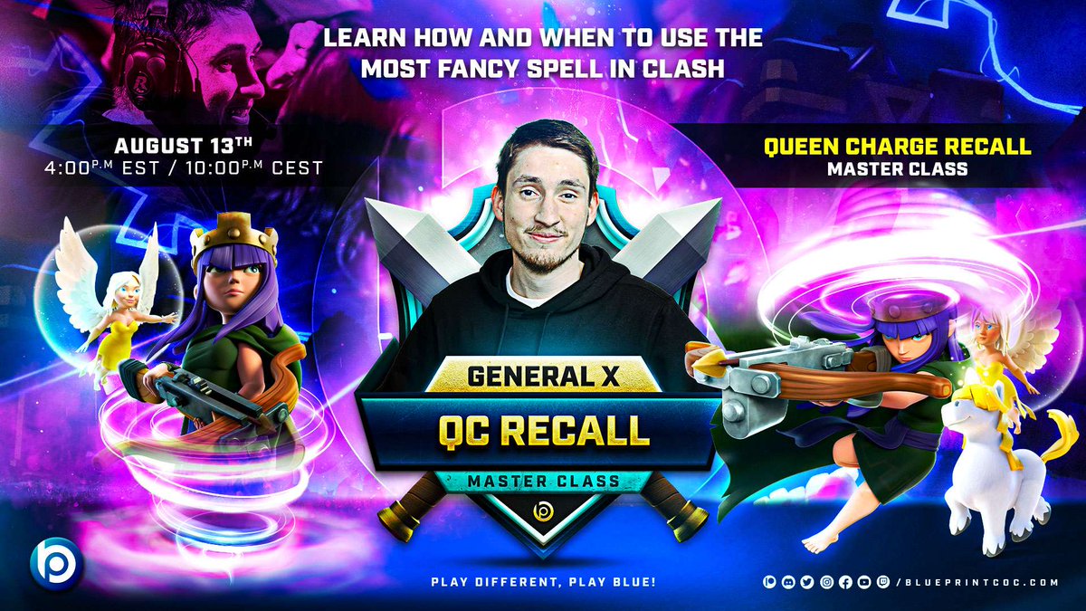 Blueprint | Use Code BLUE (@blueprintcoc) on Twitter photo Hey everyone, time to get creative with strategies & Master Classes!
<a href="/GeneralX_coc/">SG General X</a> QC RECALL Master Class is here!
Check out this blog for more info! 🔽
blueprintcoc.com/Post/General-X…
#ClashOfClans | #ClashEsports | #ClashOn Hey everyone, time to get creative with strategies & Master Classes!
<a href="/GeneralX_coc/">SG General X</a> QC RECALL Master Class is here!
Check out this blog for more info! 🔽
blueprintcoc.com/Post/General-X…
#ClashOfClans | #ClashEsports | #ClashOn