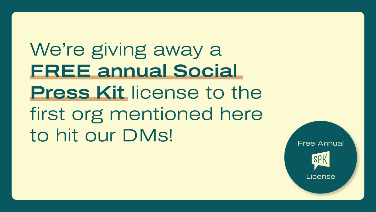 SocialPressKit's tweet photo. Each week, we highlight 3 changemaking NPOs on Twitter. This week’s #SPKCares spotlight focuses on @BoysTown, @ndvh, and @NationalCASAGAL , and we’re giving away a FREE annual #SocialPressKit license to the first org mentioned here to hit our DMs. 👋 https://t.co/FMxMo9nyd4