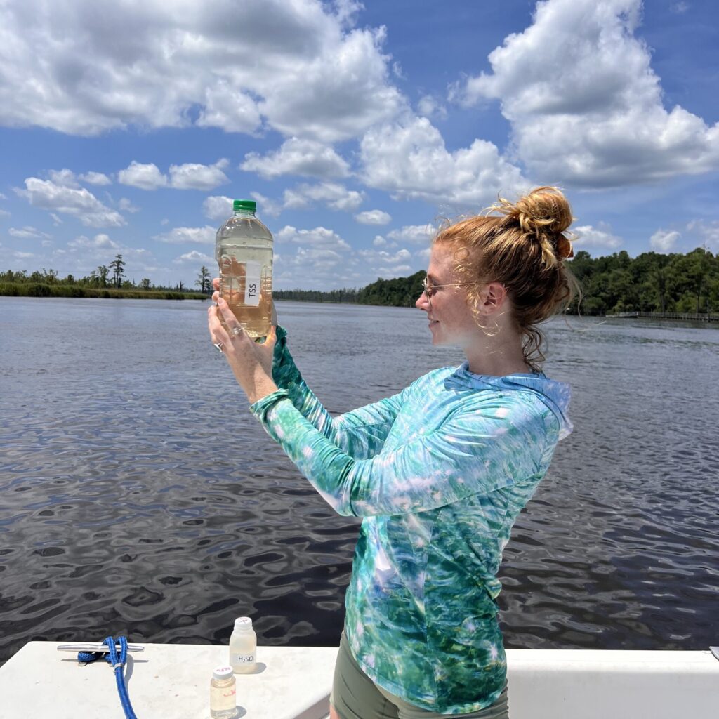 🎉CONGRATULATIONS to @UNCWilmington's Applied Coastal and Ocean Sciences Ph.D. student, Colleen Brown!!! Brown was named 2023-24 @ncspacegrant – @NCSeaGrant Graduate Research Fellow!