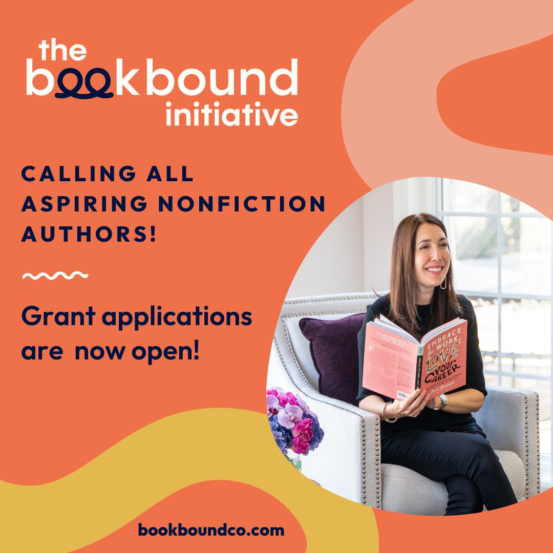 Fran Hauser (@fran_hauser) on Twitter photo If you’re working on a nonfiction book and need some help getting it past the finish line, check out the Book Bound Initiative — my grant program for writers. Learn more and apply here 👇
bit.ly/3q395hM If you’re working on a nonfiction book and need some help getting it past the finish line, check out the Book Bound Initiative — my grant program for writers. Learn more and apply here 👇
bit.ly/3q395hM