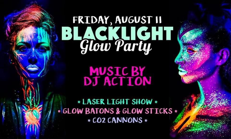 Toad's Place on X: 🌟 The Blacklight Glow Party returns to Toad's Place on  August 11th! DJ Action will be spinning your favorites all night - plus glow  sticks, glow wands, and
