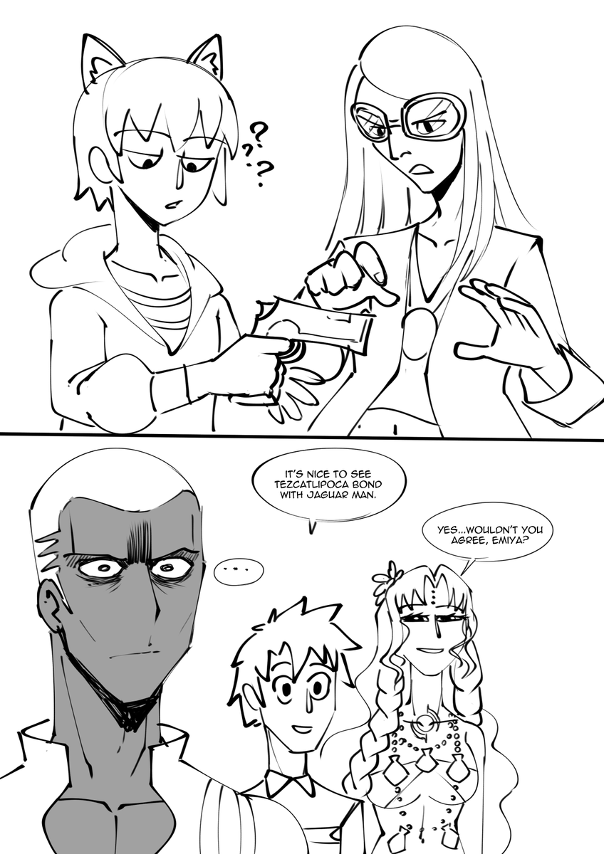 ClinickCase's tweet photo. just servants bonding :) 
#fgo https://t.co/xMyBTURPSW