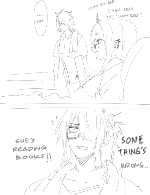 maru started reading books to sleep instead of tik tok'ing n I got scared for a sec....