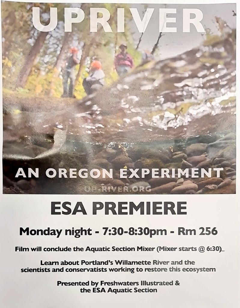 ESA Aquatic Section tweet media