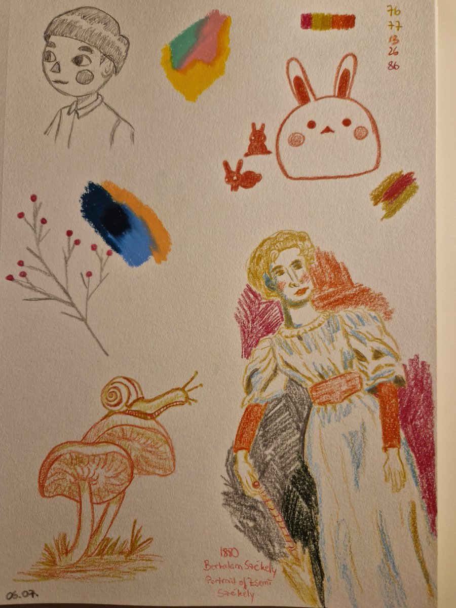 Some doodles in my new sketchbook 🐇

#sketchbook #sketch #illustration #kidlitart #artistso