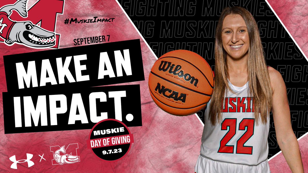 Mark your calendar Muskies!! 🗓️

Our Athletics Day of Giving is on September 7th, only ONE month away!! Be sure to join us in making an impact on our program, and helping our current and future Fighting Muskies! 

#DefendTheM #ADOG2023