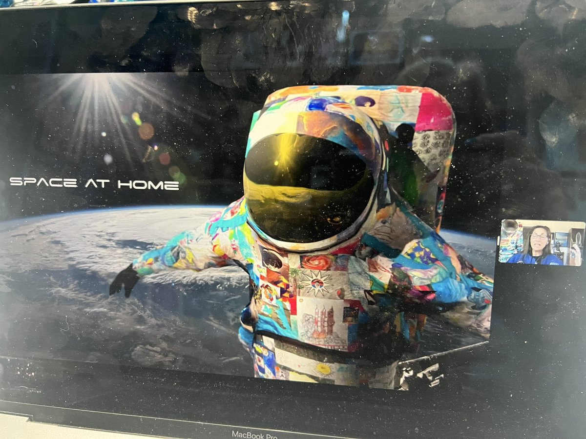 HigherOrbits's tweet photo. Having a blast with our #SpaceAtHome #Astronaut webinar with @Astro_Nicole! 

Talking about life in space, inspiration, and taking care of our planet. #CrewNotPassengers

#SpaceInspires #STEM #STEAM https://t.co/csPCIFsjf2