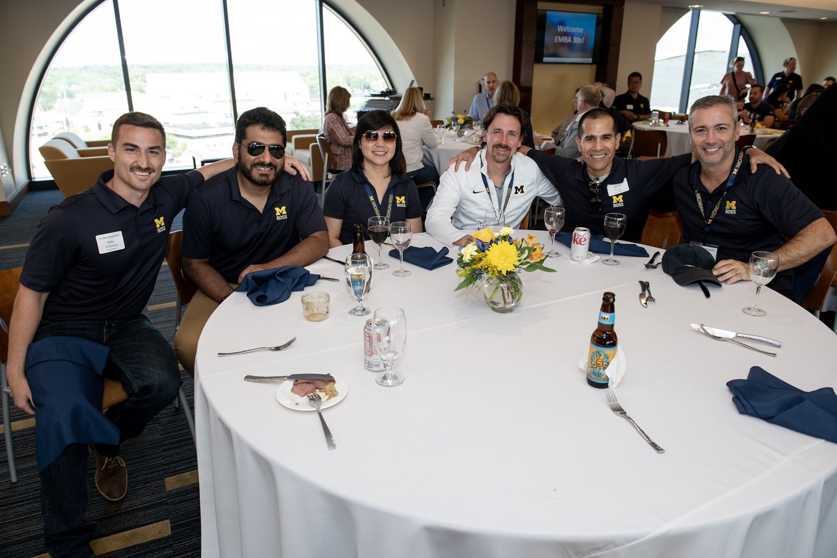 MichiganRoss's tweet photo. We recently welcomed the 30th Executive MBA class to campus for some big fun in The Big House. HAIL to the newest class of Leaders and Best! Go Blue! #RossEMBA 〽️ https://t.co/cEre5MAQg3