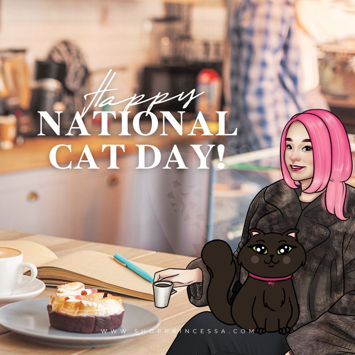 shopprincessa's tweet photo. Happy #NationalCatDay to all the fur-ocious felines out there! A special purr-out to my whiskered confidante, Toothless 🖤. Your paw-sitive energy and love make each day a little brighter.

Here's to more shared sunbeams and captivating conversations with you. #ToothlessTales https://t.co/yv3mDLOOGz