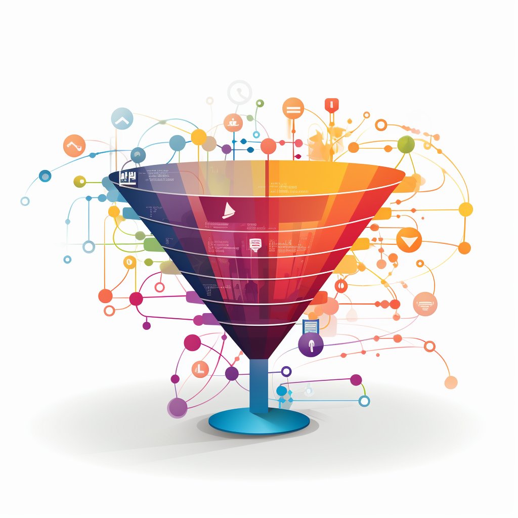 alectivism's tweet photo. @social_geek7 Example Midjourney prompt: neural network, marketing funnel, flat icon, simple design --s 250 --style raw https://t.co/Yk814OLbwf