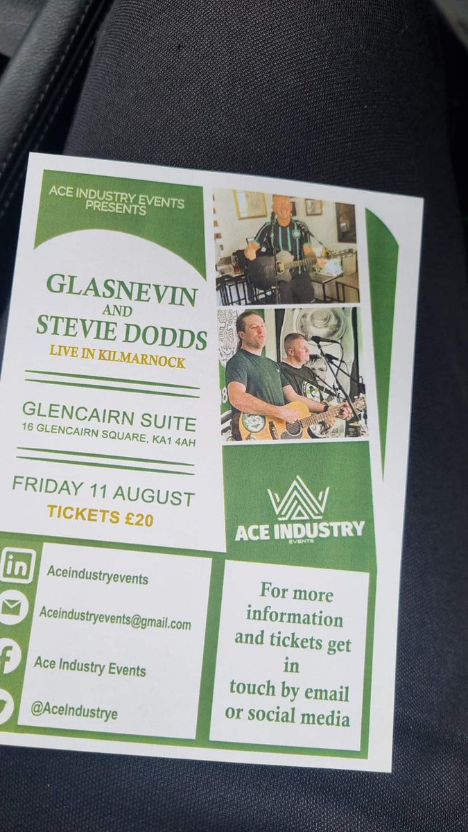 This Friday in Kilmarnock, RTs appreciated <a href="/BarrowfieldSham/">Barrowfield Shamrock</a> <a href="/bjoy12346/">Joycey🍀</a>