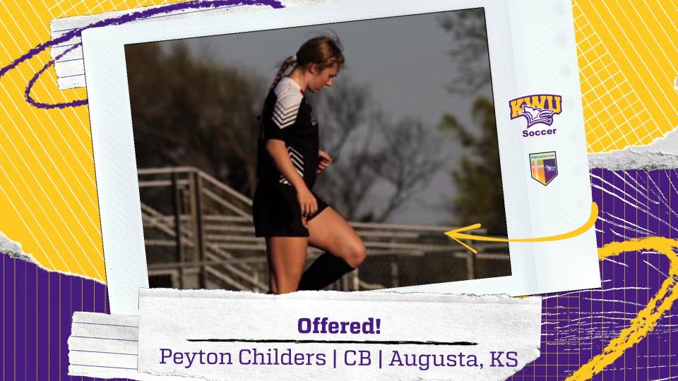 childers_peyton's tweet photo. After visiting with @CoachSchwartzKW, 
I am thrilled to announce I have received an offer to play soccer at Kansas Wesleyan University. @KdubWSoccer @oriole_lady https://t.co/rORku7VIQw