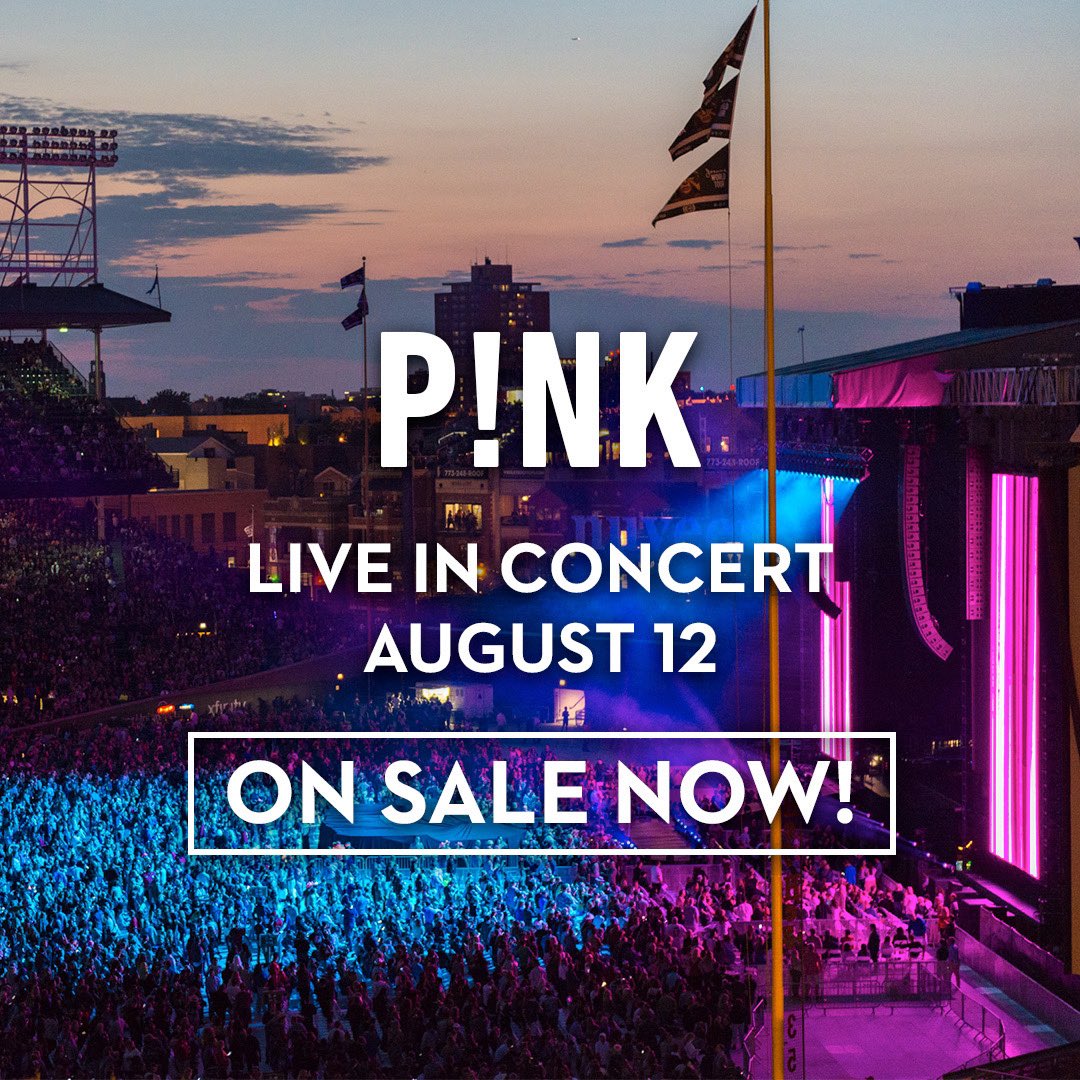 Raise your glass to P!NK at Wrigley Rooftops! 🥂 wrigleyrooftops.com