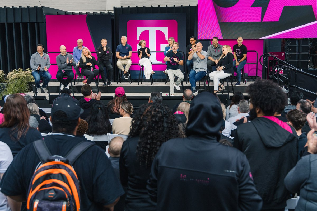 .<a href="/TMobileBusiness/">T-Mobile Business</a> is seeing extraordinary success. Today, we celebrated not only TfB but all that <a href="/TMobile/">T-Mobile</a> accomplished in Q2 at our All Employee Meeting. 

Here’s to a future full of even more success and growth!