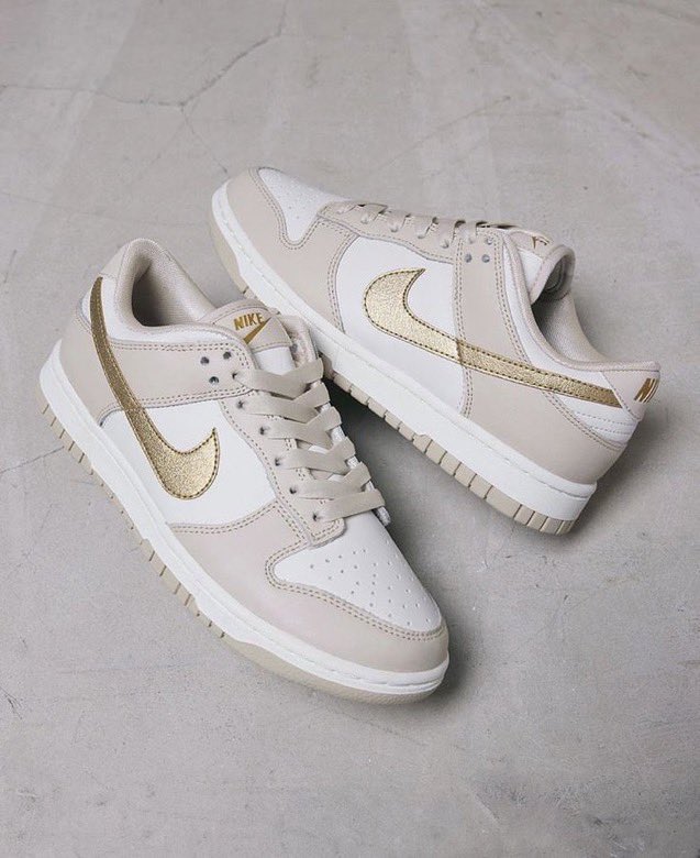 Nike Dunk Low « Metallic Gold » ✨