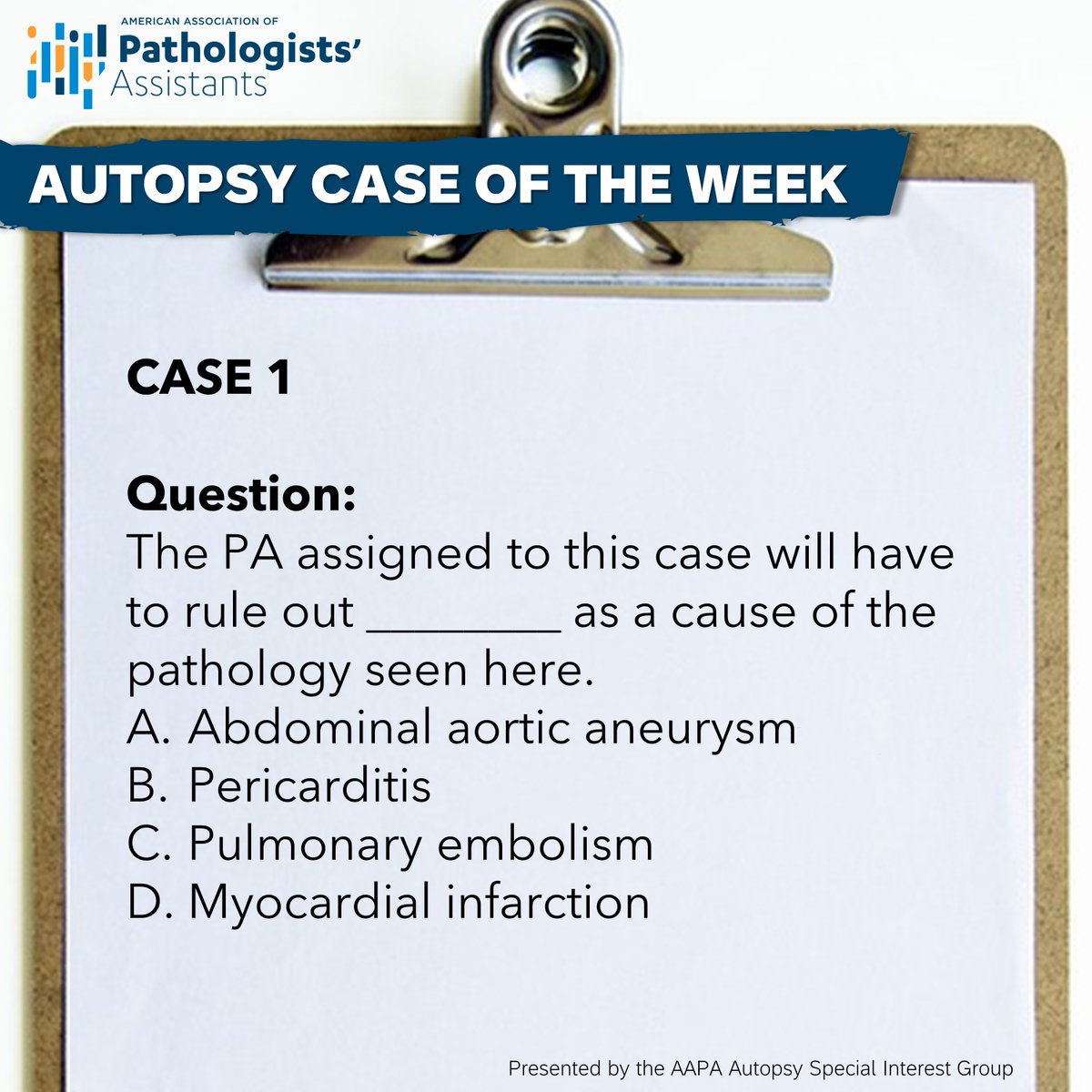 PathAssist's tweet photo. Welcome to our very first Autopsy Case of the Week! We'll be sharing case descriptions and photos to test your knowledge of autopsy pathology. Comment with your answer below - we'll be sharing the correct answer in a few days.
#pathassist #autopsypathology #autopsy #forensics https://t.co/lre6UPIHud