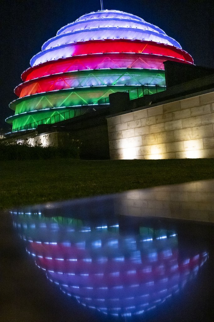 UrugwiroVillage's tweet photo. This evening at the Kigali Convention Centre, President Kagame hosted a State Dinner in honour of President Andry Rajoelina of Madagascar who is on a three-day Official Visit to Rwanda. https://t.co/ep5F9Ey7Nu