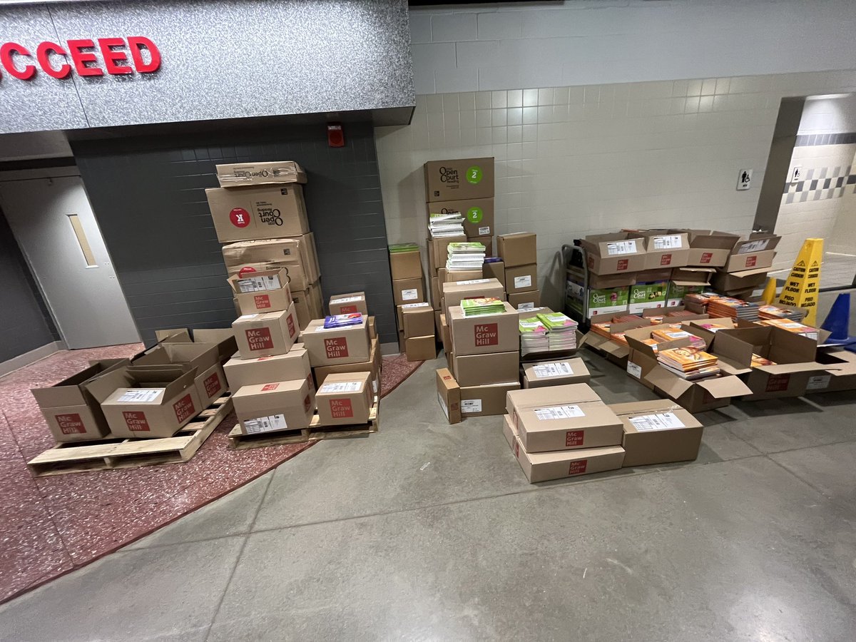 A busy day unboxing the new K-2 ELA program! Excited to see this in action with our wonderful teachers and students. 
One grade down, two more to go!