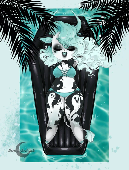  SPOOKY FLOATS   Coffin • Bat Wings • Goth Monstera • Ouija   220 each  Closing 8/11/23  Any Gender  Human or Anthro characters  Pick your own suit & floatie style     Comment "CLAIM" for a slot      R/Ts are very appreciated 