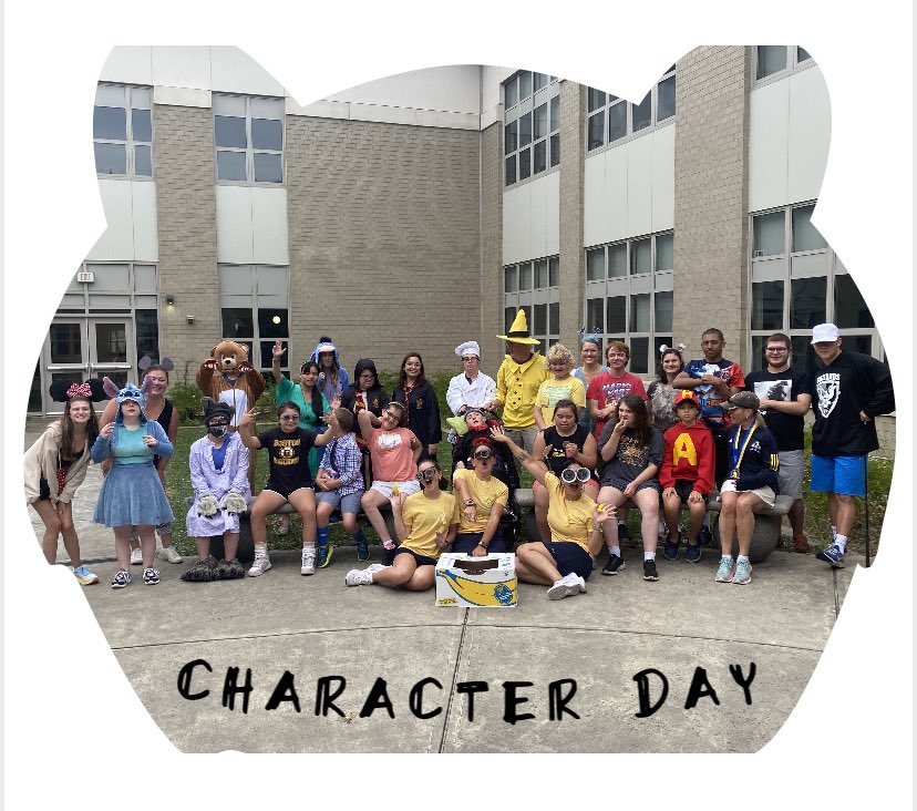 Always a good time with this crew …Character Day was a success @PrincipalJPo